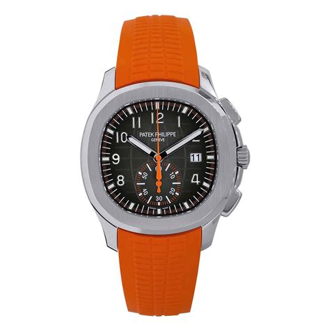 orange band patek philippe|Patek Philippe stainless steel.